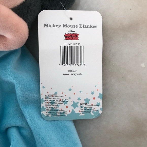 Disney Baby Mickey Mouse Baby Blanket - Picture 7 of 8